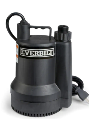 Everbilt 1/6 HP Plastic Submersible Utility Pump SUP54-HD